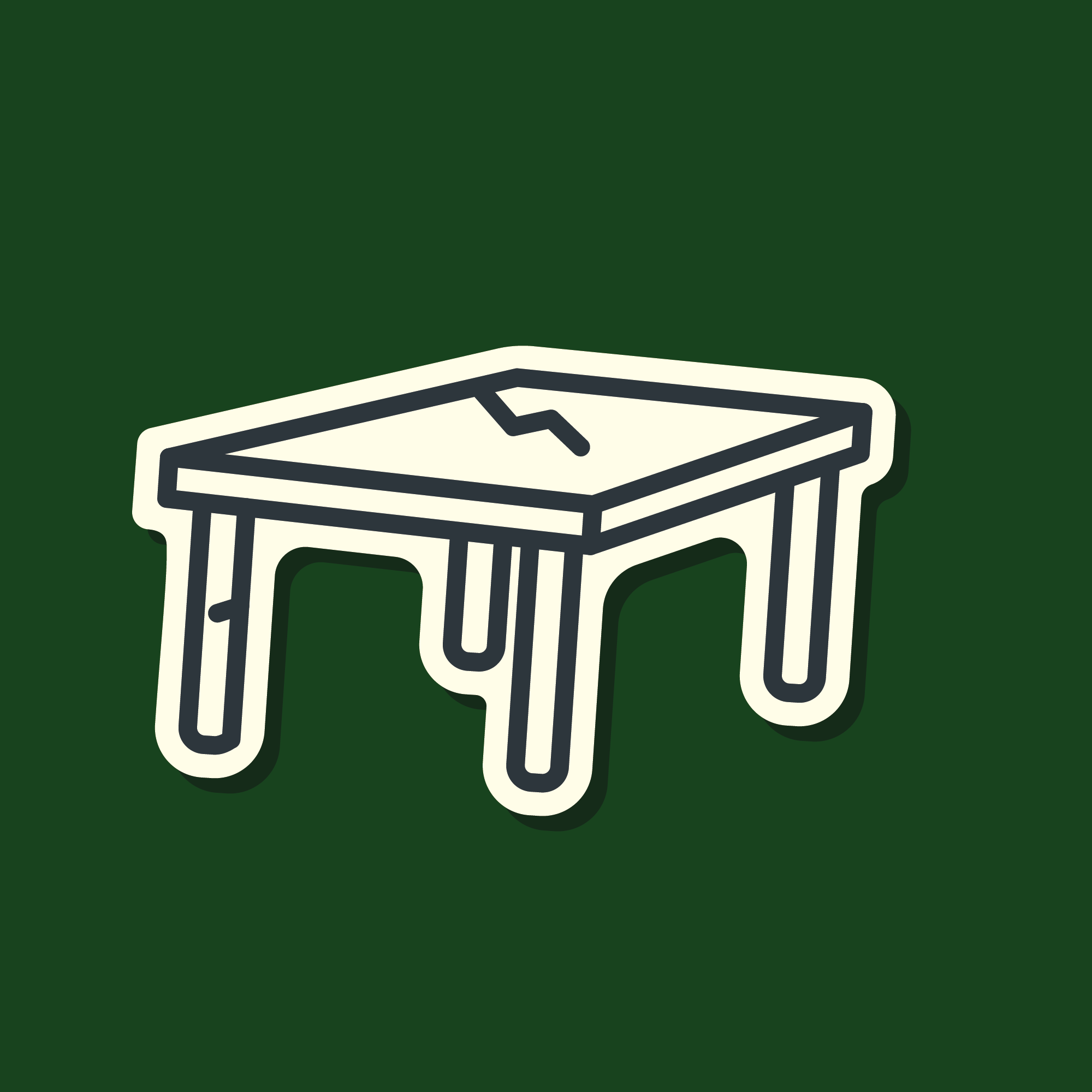 Dining Table - 4-Seater